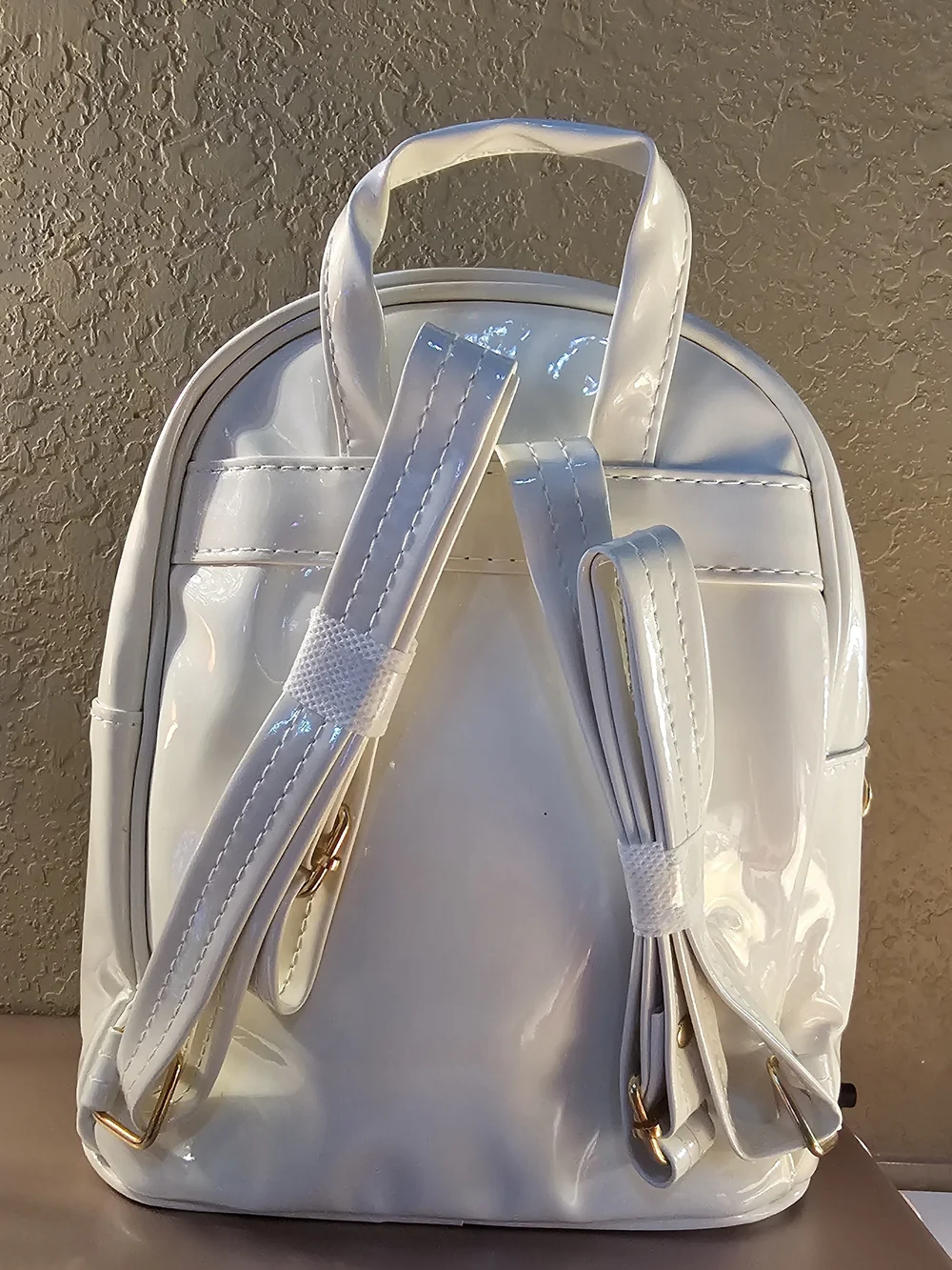 Hello Kitty White Quilted Mini Backpack